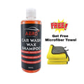 AERO CAR WASH & WAX SHAMPOO 500 ML WITH FREE MICROFIBER TOWEL