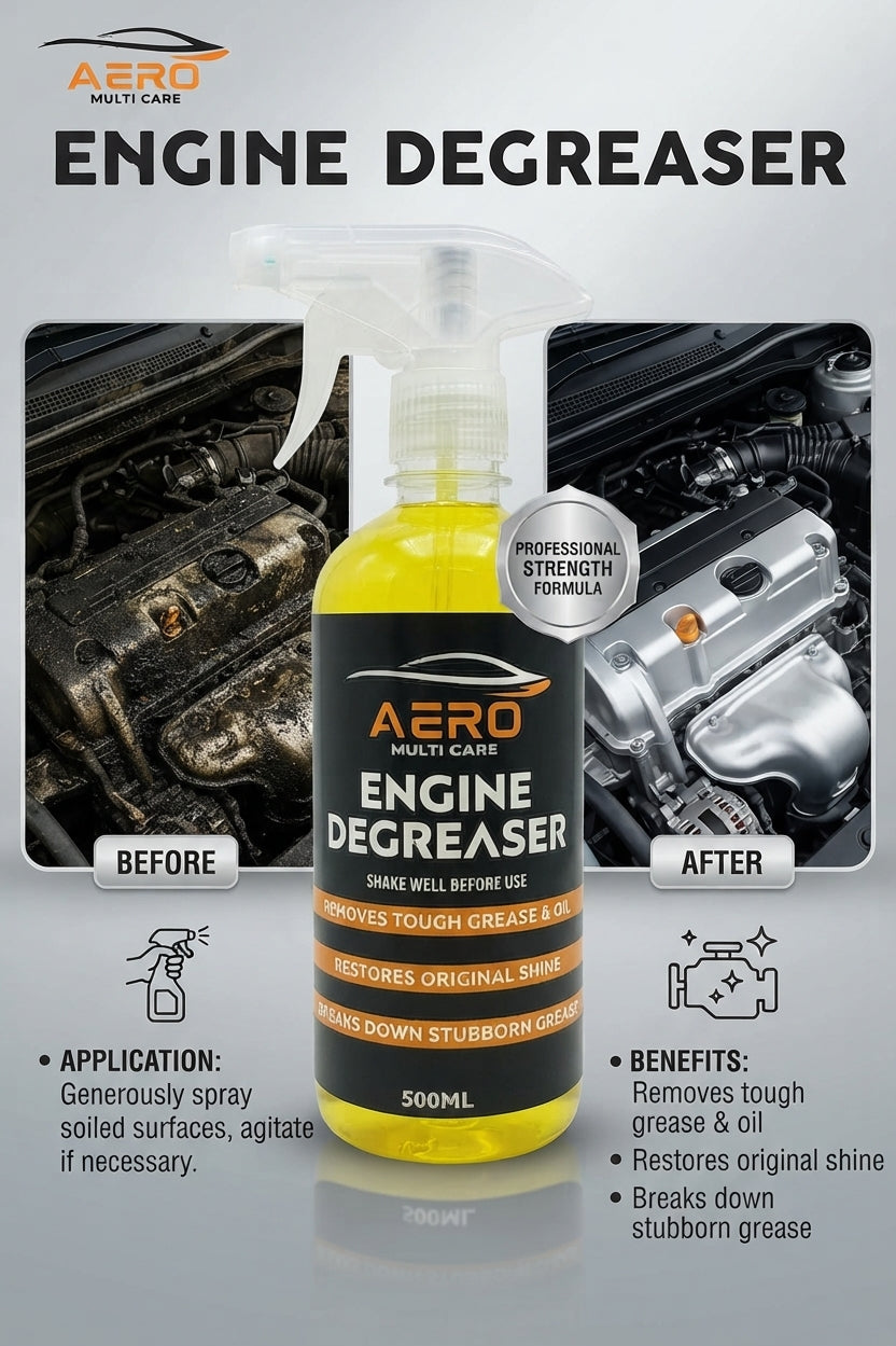 AERO HEAVY-DUTY ENGINE DEGREASER 500 ML – ACID-FREE