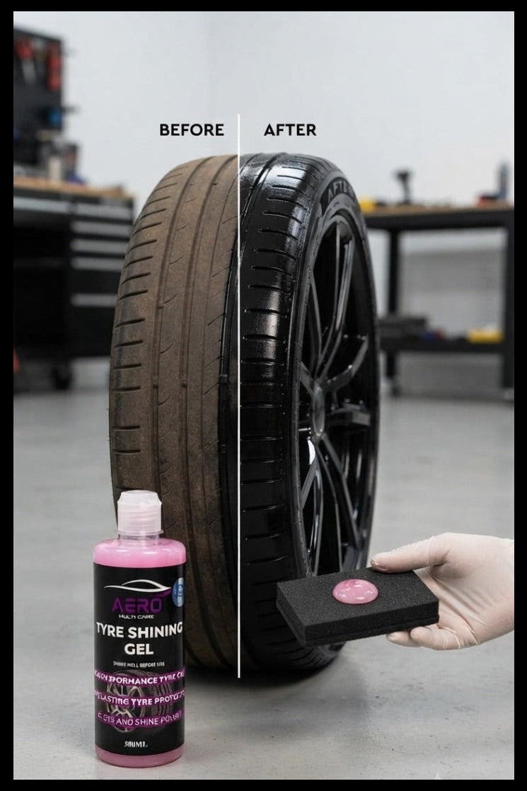 AERO TYRE SHINING GEL – PREMIUM TYRE SHINE & PROTECTION | 500 ML